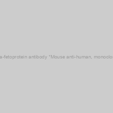 Image of Anti-Alpha-fetoprotein antibody *Mouse anti-human, monoclonal IgG1*